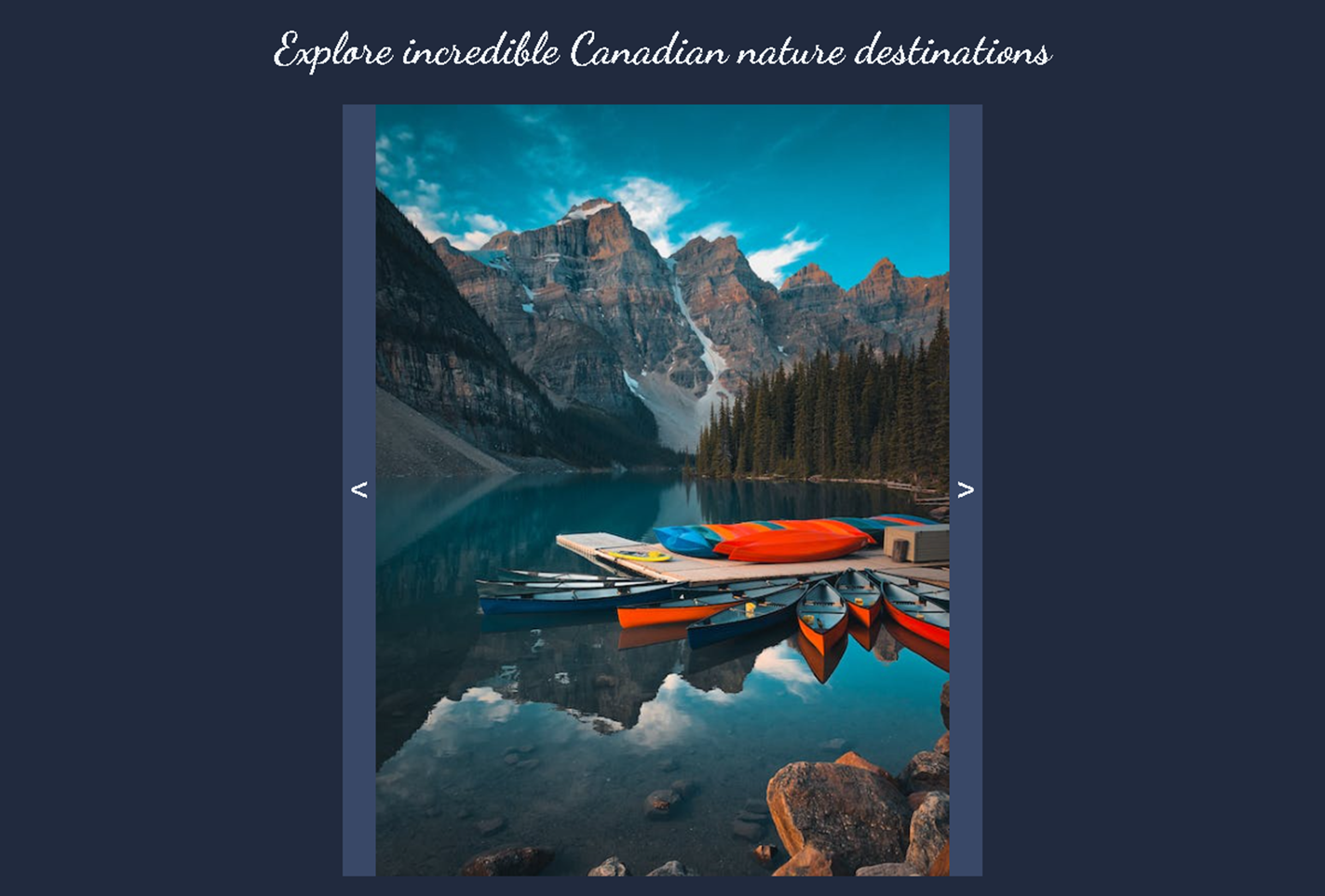 Canadian destinations